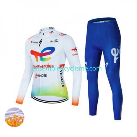 Tenue Maillot M/L + Collant Hiver Thermal Fleece 2022 Team TotalEnergies N001